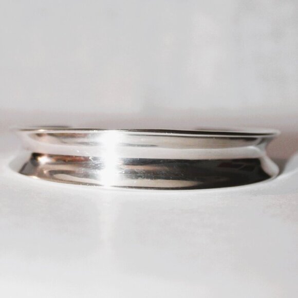 Sterling Silver Robert Lee Morris Modern Cuff Bracelet 32 Grams - Picture 3 of 7